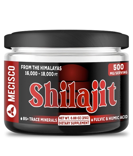 [BRSROGL3BEGQG2YY] 25g Shilajit Pure Himalayan Organic - Shilajit Resin Contains Natural Fulvic, Humic Acid & 85+ Trace Minerals - Support for Energy Production, Brain Health, Immune System & Body Balance