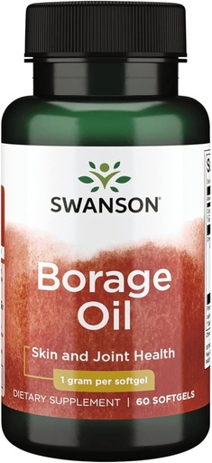 [BRSWIYAECJ6WO3LI] Swanson Borage Oil Gla (Omegatru) 1000 Milligrams 60 Sgels