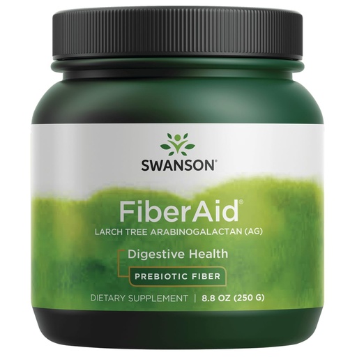 [BRSWIEL7OUIWGCI3] Swanson FiberAid - Larch Tree Arabinogalactan (AG) Powder - Fiber Drink Mix Promoting Digestive Health and Supports Gastrointestinal Health - (8.8oz)