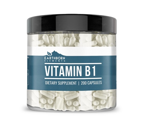 [BRSW2FIDAEOR6D3G] Earthborn Elements Vitamin B1, Thiamine Mononitrate, Pure & Undiluted, No Additives