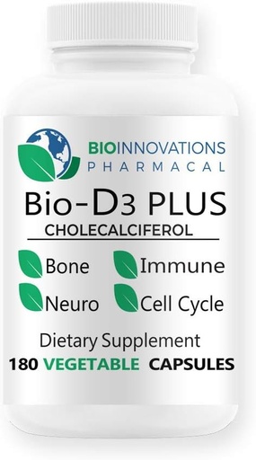 [BRSWYGQZCB7R4YA4] Bio-D3 Plus Boron Vitamin K2 Magnesium & Zinc-Supports Cardiovascular Nerves Muscles Bone Teeth Gums Immune Health Tissue Repair Balance Hormones Metabolism 180 Vegan caps