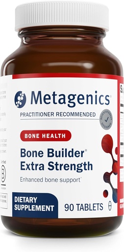 [BRSWKGIECN4QA3D6] Metagenics Bone Builder Extra Strength - Microcrystalline Hydroxyapatite Concentrate (MCHC) with Calcium & Phosphorus - Supports Bone Density & Strength - Non-GMO & Gluten-Free - 90 Tablets