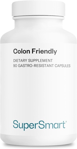 [BRSWKFL7CIOBG3LK] Supersmart - Colon Friendly 17 Billion CFU per Day (Probiotic) - Bowel Movement Supplements | Non-GMO & Gluten Free - 90 DR Capsules