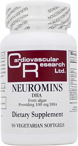 [BRSWYZT2OJ7B4CLP] Neuromins 100mg (DHA) 50 Capsules - 3 Pack - Ecological Formulas/Cardiovascular Research