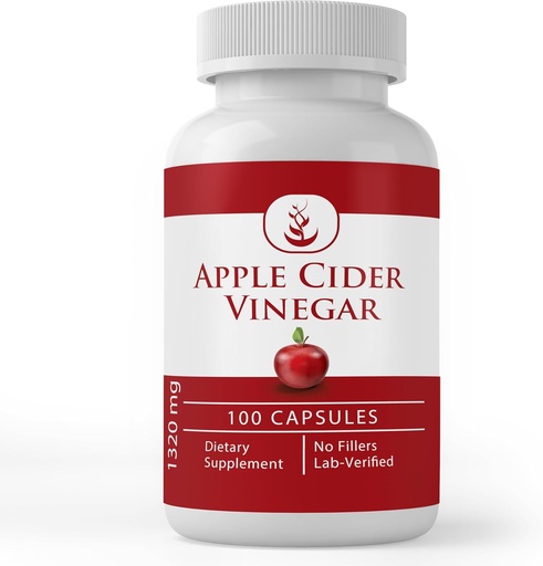 [BRSWGAYZCJ5GGCIV] Priginal Indriteds Apple Cider Linegar, (100 Capsules) บริสุทธิ์เสมอ, no Additutions หรือ flupleers, Lab Recorded