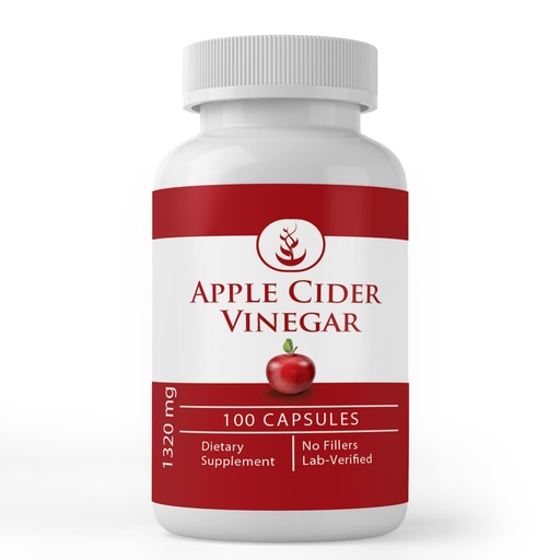 [BRSWGAYZCJ5GGCIV] Pure Original Ingredients Apple Cider Vinegar, (100 Capsules) Always Pure, No Additives Or Fillers, Lab Verified