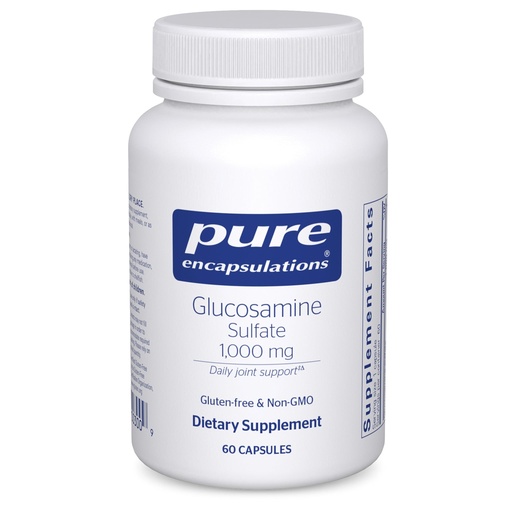 [BRSWIY36OJ4RM3L4] Pure Encapsulations Glucosamine Sulfate 1,000 mg | Supplement for Joint Support and Mobility, Cartilage Health, and Connective Tissue* | 60 Capsules