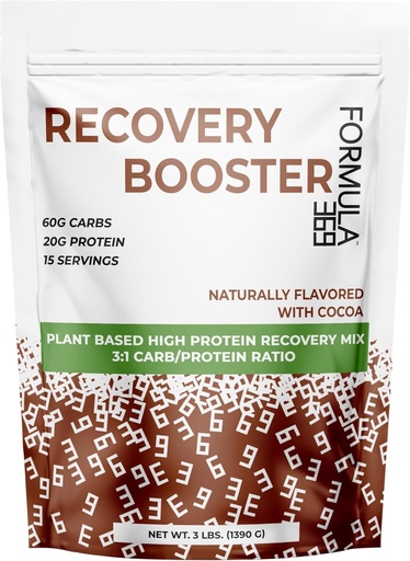[BRSRAGIBAV7GC2Q4] Recovery Booster, High Protein Recovery Mime, Post Pracy Shake w/ 20g Protein và 60g Carbs, 100% tự nhiên, 3 pound, Gluten Free, Allergen Free.