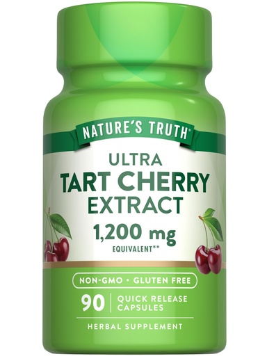 [BRSWICQBBAEB63T6] Nature's Truth Tart Cherry Extract Capsules | 90 Count | Non-GMO & Gluten Free Supplement