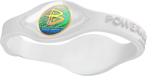 [BRSWIYINOQARECAZ] Power Balance-The Original Performance Wristband (White/White, Large)