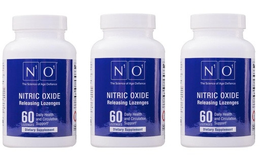 [BRSRAYI6BENAEEY6] N1O1 Nitric Oxide Lozenges for Heart Health Support - Dietary Supplement for Blood Flow, Oxygenation and Blood Pressure - 180 Count