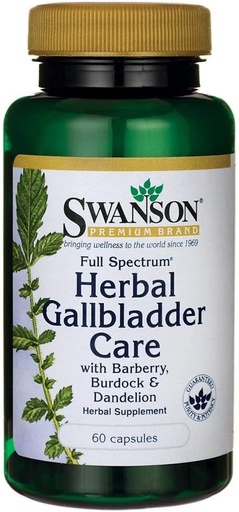 [BRSWI23ROMMRQHD6] Swanson Full Spectrum Herbal Gallbladder Care 60 Capsules