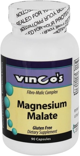 [BRSWIZ3RBMPAOED2] Vinco - Magnesium Malate 90 caps