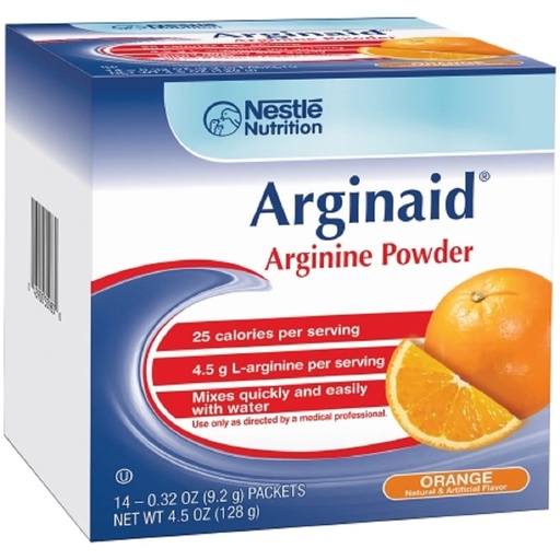 [BRSWKEAZBMHGM33O] Arginine Supplement Arginaid? Orange .32 oz Individual Packet Powder(BX of 14)