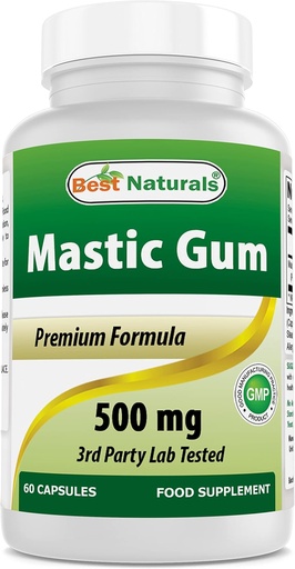 [BRSWIHICCJ4WEDLM] Beste Naturals Mastic Gum 500 mg 60 kapsler