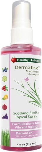 [BRSW2AQZC4IAAG3U] Здоровые привычки DermaTox 4oz Soothing Spritz Topical Spray All Purpose Safe and Effective Topical Spray Soothing Skin Nourishment