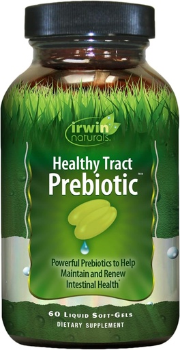 [BRSWKGYLBYDBGHDI] Irwin Naturals Healthy Tract Prebiotic Supplement, 60 Count