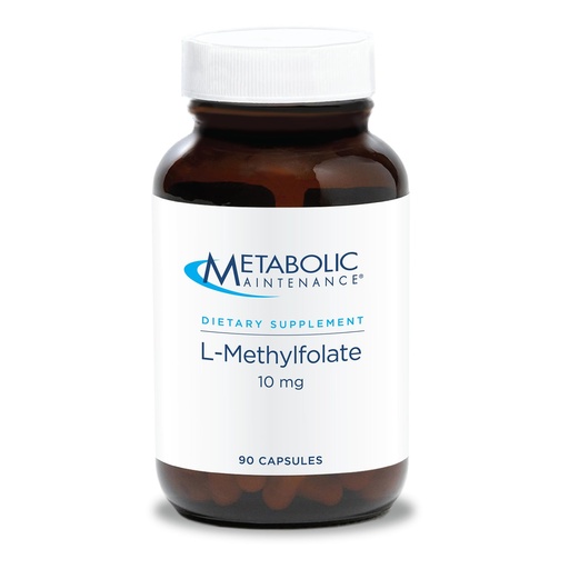 [BRSWIZYPBYJWEDTM] Metabolic Maintenance L-Methylfolate 10 mg - Supports a Healthy Mindset - Active Folate for Methylation Support & Biochemical Reactions - Highly Bioavailable - 90 Servings - 90 Capsules
