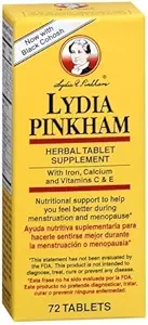 [BRSWKFAYDMCRKA3U] Lydia Pinkham Herbal Tablet Supplement 72 Tablets (PACK OF 2)