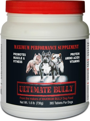[BRSROZIFC4OQOALH] Performance Canine Supplement by Maximum Bully, 365 Tablets, Made in USA...