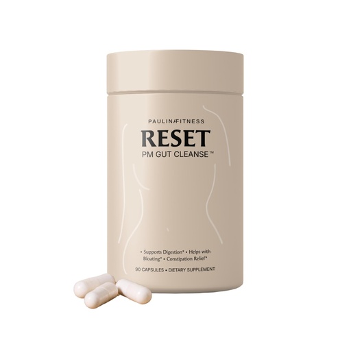 [BRSROBAYDN5RSDL7] Paulina FITNESS Reset Overnight Digestive Aid, Bloating Relief, & Gut Health Supplement | Natural Detox & Digestive Cleanse to Support Weight Management and Relieve Constipation | 90 Capsules