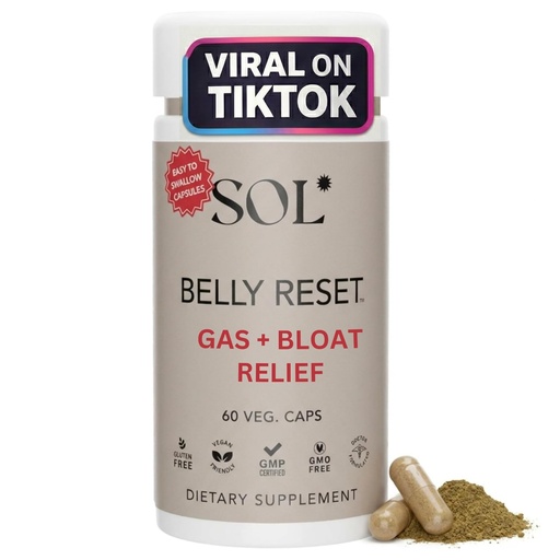 [BRSROFALBAHBOGT2] Complete Belly Reset - Gut Cleanse Detox for Men & Women - 60 Easy to Swallow Capsules - Herbal, Vegan & Gluten Free Gut Reset - Promotes Regular Bowel Movement - Made in the USA