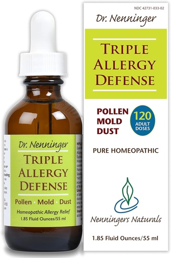 [BRSWKHQECMABQCY5] Triple Allergy Defense 120 Doses Multi-Symptom Relief Pollen Mold Dust