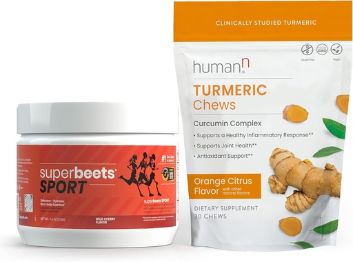 [BRSROYANCR7ROALJ] Humann SuperBeets Sport & Turmeric Kauwen