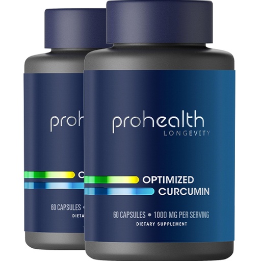 [BRSWIHYHBYHQ2CDE] ProHealth Turmeric Curcumin Supplement: 285 Times More Bioavailable- Developed by Neuroscientists. 1000 mg Concentrated Longvida Curcumin Extract Per Serving (60 X 500mg Capsules/Bottle) 2 Pack