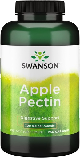 [BRSWIYT7PMOGM3TA] Swanson Apple Pectin 300 Milligrams 250 Capsules