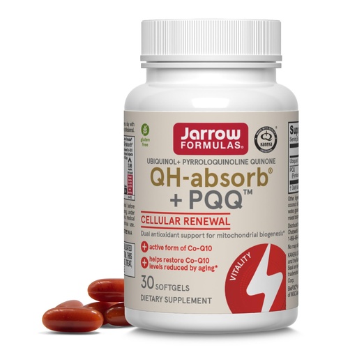 [BRSWIEIZPMOWYH3E] Jarrow Formulas QH-absorb + PQQ - 30 Softgels - Dietary Supplement Supports Mitochondrial Biogenesis, Energy Production & Cardiovascular Health - Up to 30 Servings