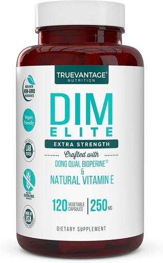[BRSWKFAMAIMBMG32] DIM Supplement 250mg (Diindolylmethan)-Plus Dong Quai, Natural Vitamin E & BioPerine - Unterstützt Menopause Relief & Hormonelle Akne -Hormon Balance Unterstützung für Frauen und Männer-Veggie Caps