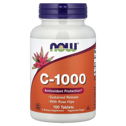 [BRSWIFAABIOQCHLO] Now Foods Vitamin C-1000 Sustained Release - 100 Tablets
