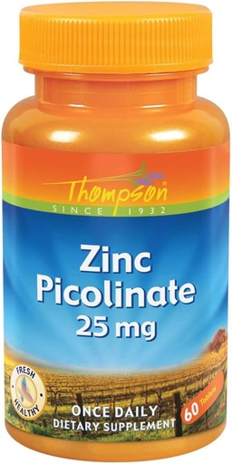 [BRSWIYQACECR6ETC] Zinc Picolinate Thompson 60 Tabs