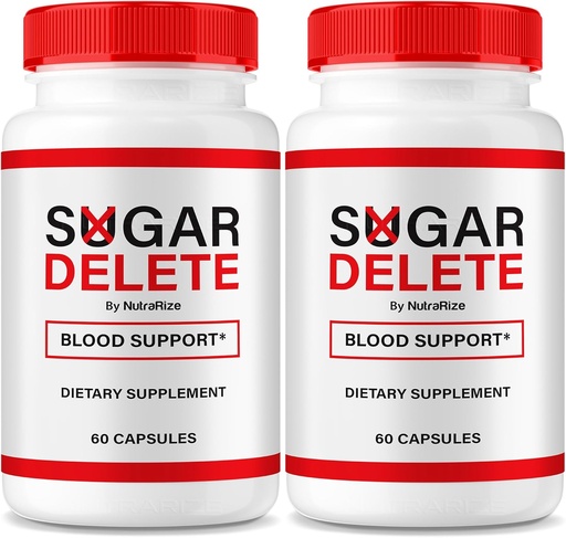 [BRSRAHAYAUFWMGQY] NutraRize (2 Pack) Sugar Delete Capsules, Official Support Formula for Overall Health, Sugar Delete Pills to Maintain Healthy Stable Levels, Premium SugarDelete Pastillas Review (120 Capsules)