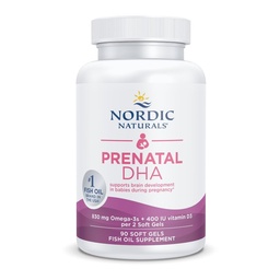 Nordic Naturals Prenatal DHA Supplement 830Mg Omega 3 Fish Oil+400 Iu VitaminD3 For Babies During Pregnancy & Lactation Vitamins For Pregnancy | Unflavoured 90 Fishoil Softgel