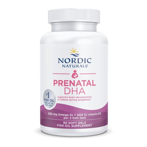 [BRSWIZ3RAIFR2FL2] Nordic Naturals Prenatal DHA Supplement 830Mg Omega 3 Fish Oil+400 Iu VitaminD3 For Babies During Pregnancy & Lactation Vitamins For Pregnancy | Unflavoured 90 Fishoil Softgel
