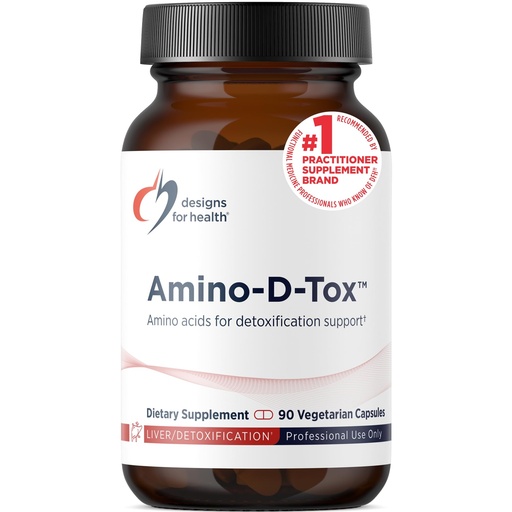 [BRSWI2QKCMPBQEQ7] Designs for Health Amino-D-Tox - Amino Acid Detox + Liver Cleanse Support - Supplement Blend with Glycine, Calcium D Glucarate, NAC + More - Non-GMO (90 Capsules)