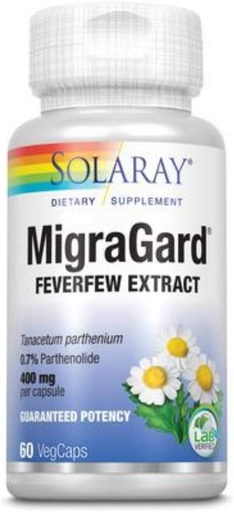 [BRSWIYQAO4HRKEYZ] SOLARAY MigraGard, Veg Cap (Btl-Plastic) 350mg | 60ct