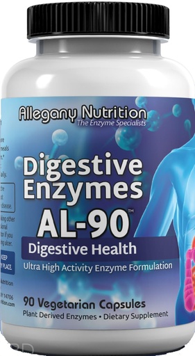[BRSWIYDQCMOA4DT2] Gluten Free Digestive Enzymes - 90 Count