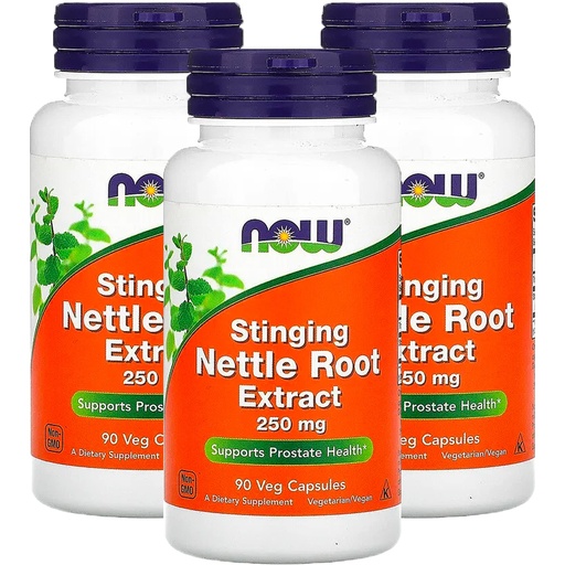 [BRSWIBYRCABRSA36] Now Foods Stinging Nettle Root Extract 250mg, Veg-Capsules, 90-Count (Pack of 3)
