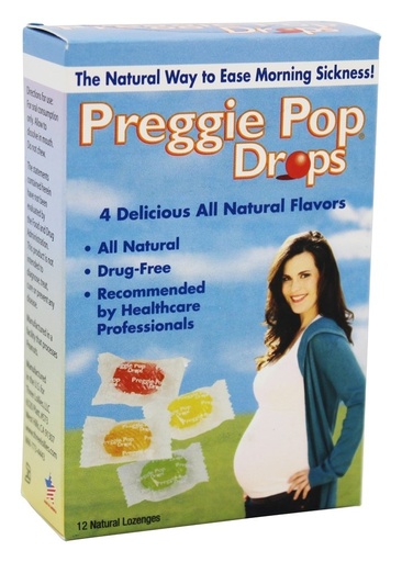 [BRSWI2YPPIBRO2YZ] Three Lollies Drops Morning Sickness & Nausea Relief during pregnancy Safe for pregnant Mom & Baby Gluten Free 4 Flavors: Lemon, Raspberry, Green Apple, Tangerine 12 Count - Pack of 1