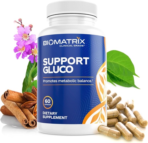 [BRSRAYANCUFROEIY] Men və Qadınlar üçün bioMatrix Metabolizma, Cinnamon, Gymnema, Lipoic Acid, Vanadyl Sulfate, Chromium Picolinate, Bitter Melon (60 Kapsül)