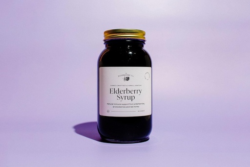 [BRSWGAY5CJ6AMET3] The Elderberry Co. Elderberry Syrup with Aronia Berries Natural Immune Support for Kids and Adults (32 oz.)