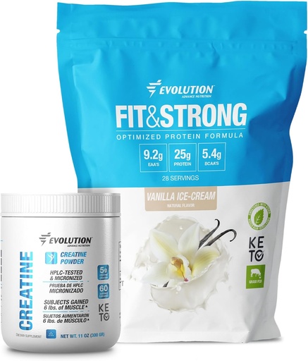 [BRSRAH37C4ARUG34] Evolution Advance Nutrition Fit & Strong + Creatine Monohydrate Powder
