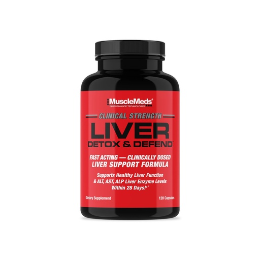 [BRSRAYIDAUHBGCQ4] MuscleMeds Liver Detox & Defend, Cleanse, Repair Formula - Herbal Liver Support Supplement, NAC, Silymarin Milk Thistle, 60 Servings