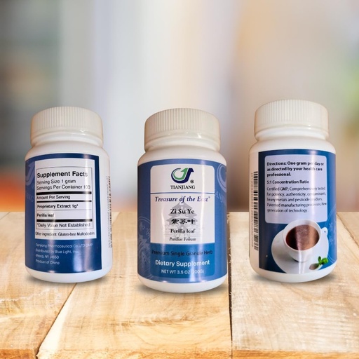 [BRSWKHD5CQMWEFLB] Treasure of The East, Perilla Leaf - Zi Su Ye (5:1 Concentrated Herbal Extract Granules, 100g)