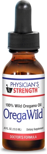 [BRSWIG33B4BRECTA] Physician's Strength OregaWild - 13.5 mL - 100% Wild Oregano Oil - 216 Servings