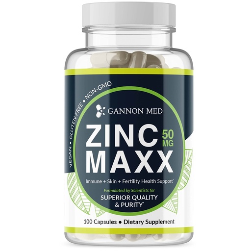 [BRSWYZD2BUDQIEIZ] Zinc Maxx 100 Capsules, Zinc Gluconate Immune Booster for Reproductive Health, Skin Care, & Immune Booster - 3+ Month Supply | High Potency Immune Support Supplement for Men & Women