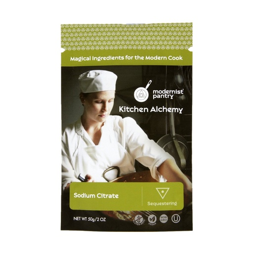 [BRSWIEAFCMDRS3Y7] Pure Sodium Citrate ⊘ Non-GMO Gluten-Free Vegan OU Kosher Certified (Molecular Gastronomy) - 50g/2oz